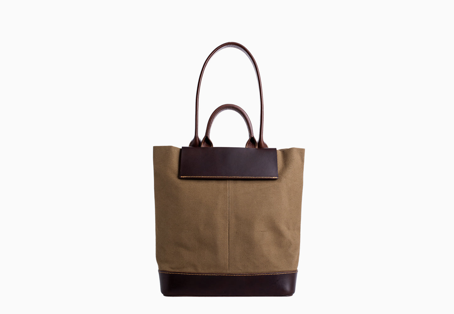 AAB1_25 - bag - dark brown / khaki green