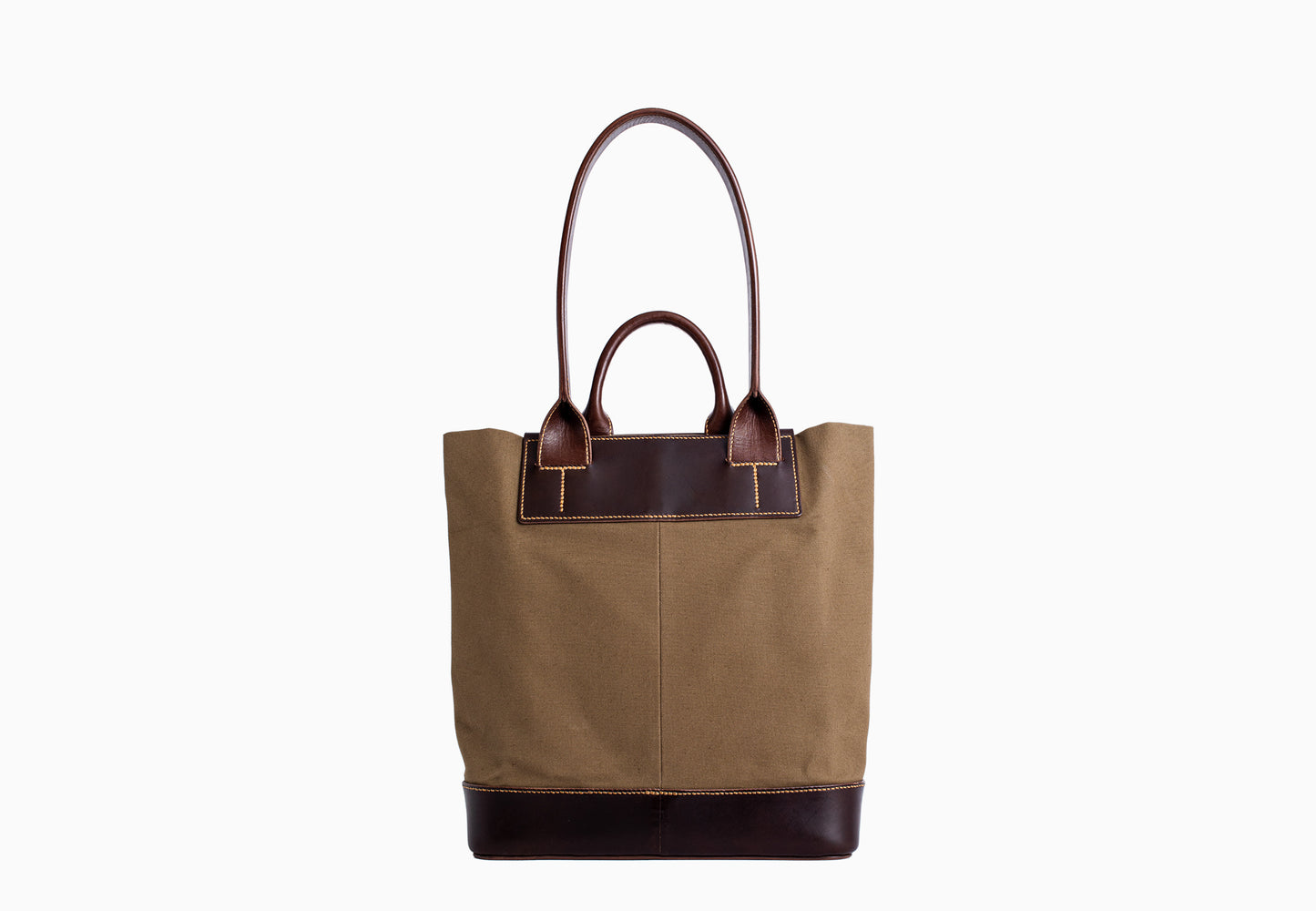 AAB1_25 - bag - dark brown / khaki green