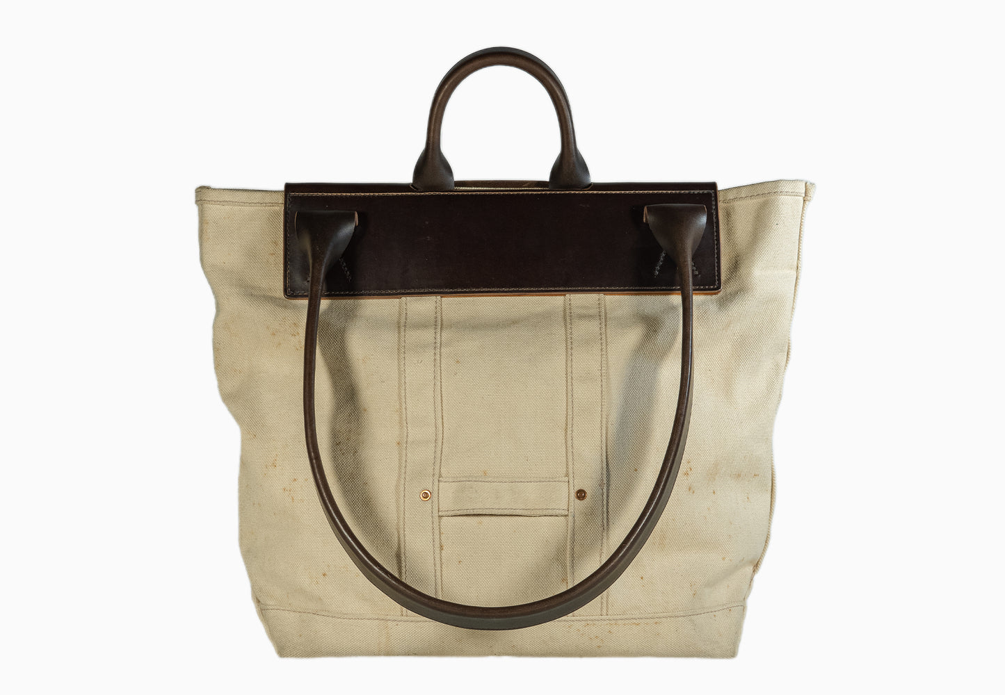 AABR2_36 - bag - dark brown / off white