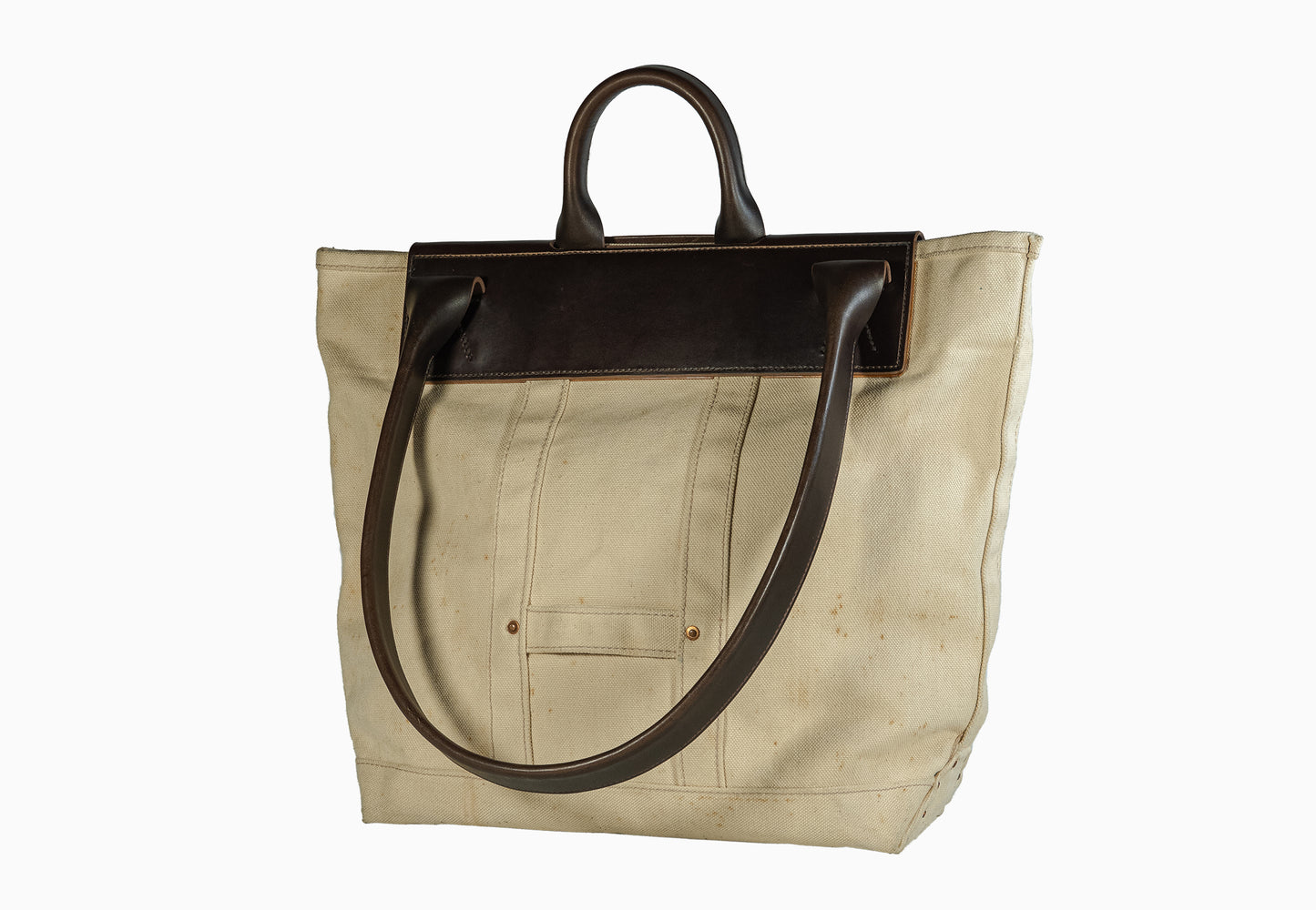 AABR2_36 - bag - dark brown / off white