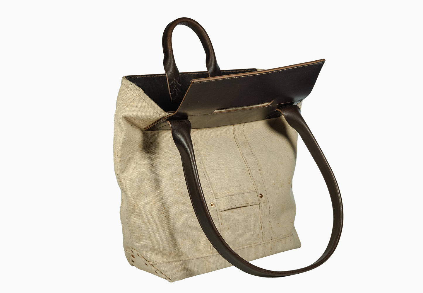 AABR2_36 - bag - dark brown / off white