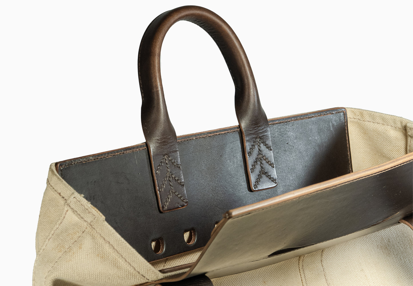 AABR2_36 - bag - dark brown / off white