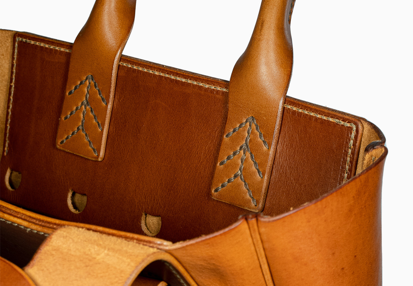 [ prototype ] AAB01_25 - bag - cognac / natural (aged)