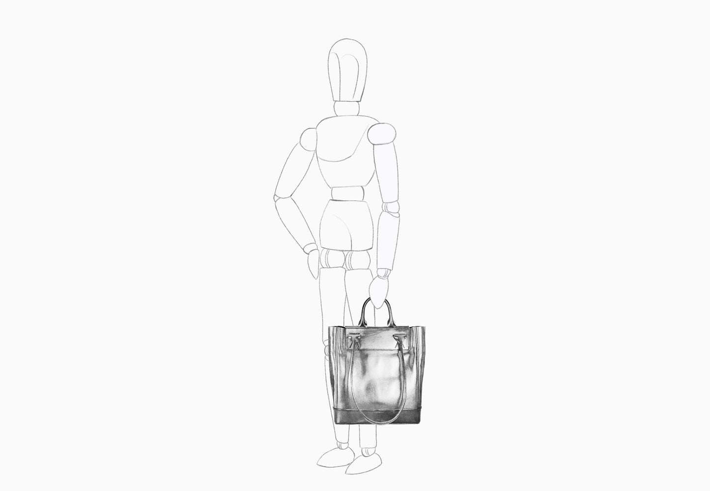 [ prototype ] AAB01_25 - bag - cognac / natural (aged)