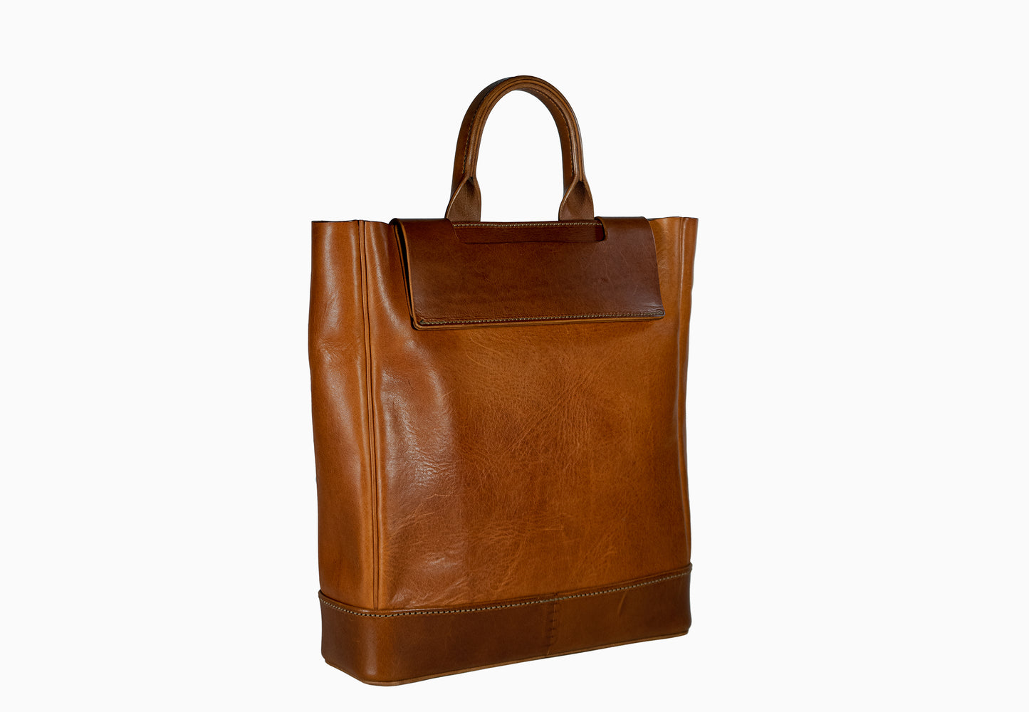 [ prototype ] AAB01_25 - bag - cognac / natural (aged)