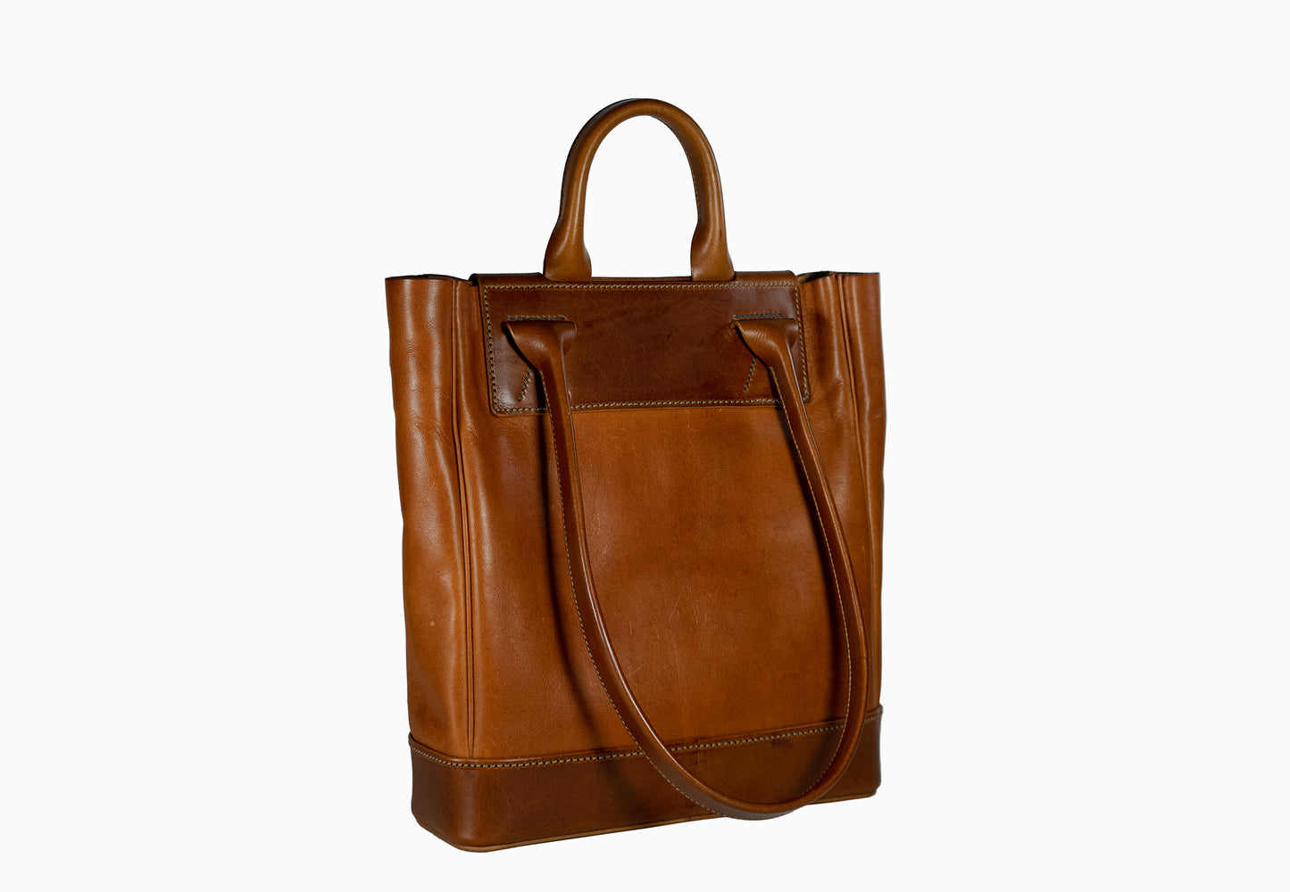 [ prototype ] AAB01_25 - bag - cognac / natural (aged)