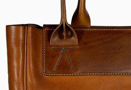 [ prototype ] AAB01_25 - bag - cognac / natural (aged)