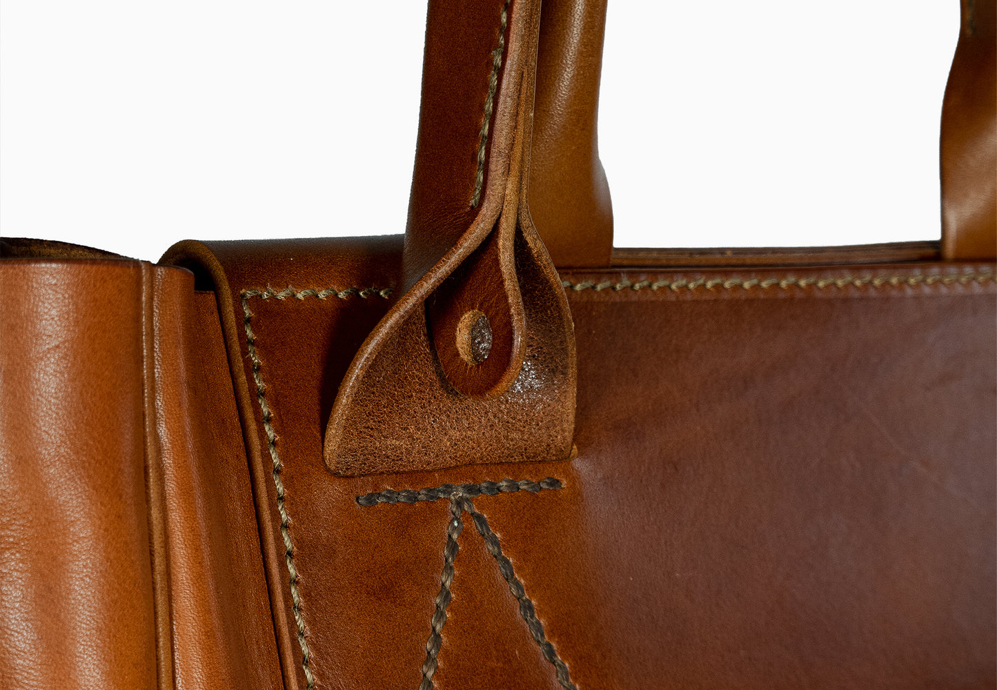 [ prototype ] AAB01_25 - bag - cognac / natural (aged)