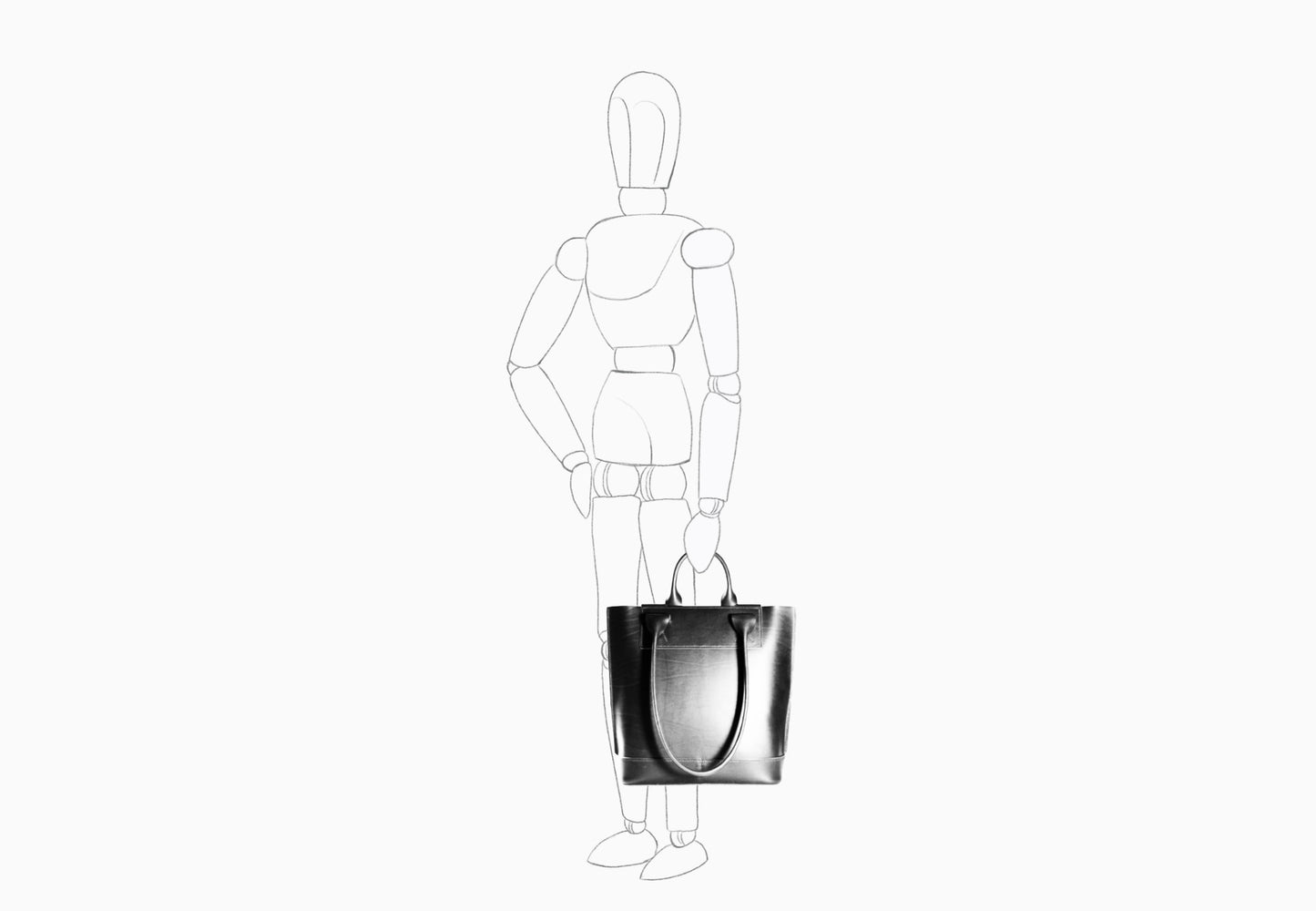 AAB5_25 - bag - dark brown / dark brown [ prototype ]