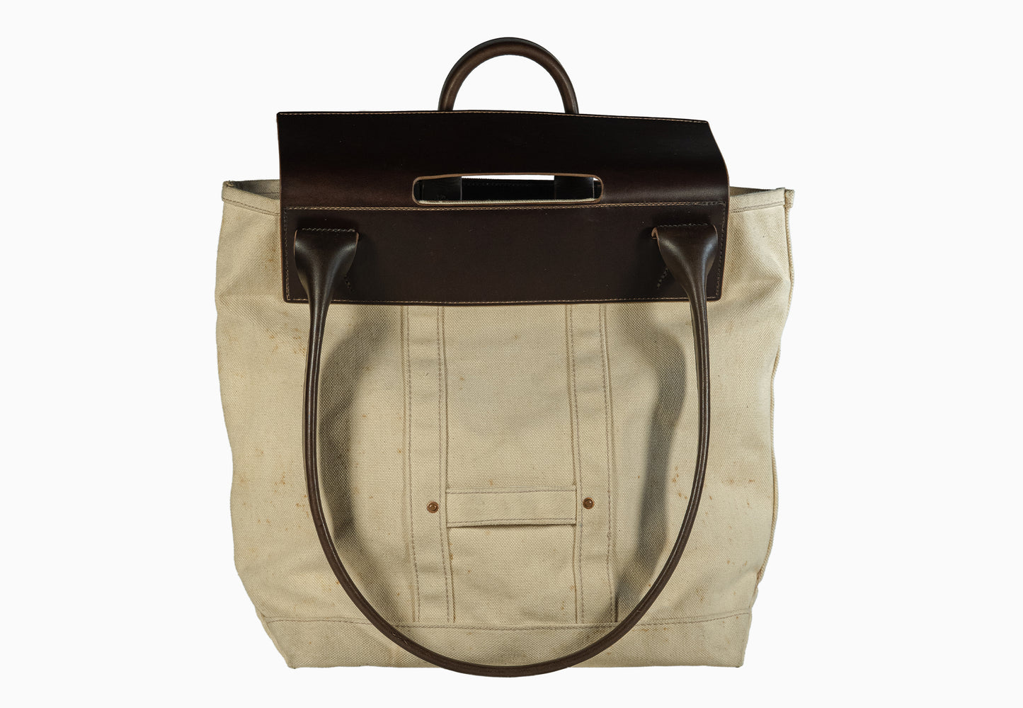 AABR2_36 - bag - dark brown / off white
